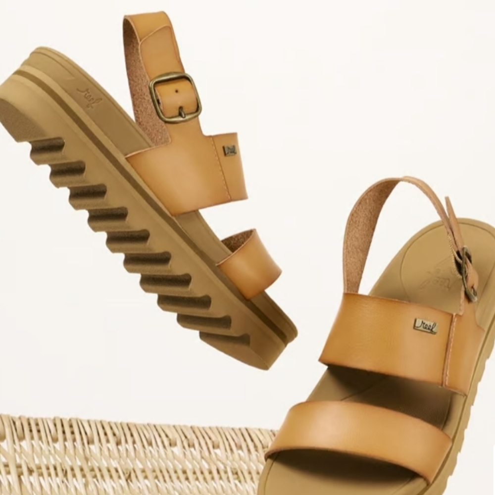 Reef Horizon Hi Buckle Sandal- Natural - Picture 6 of 11